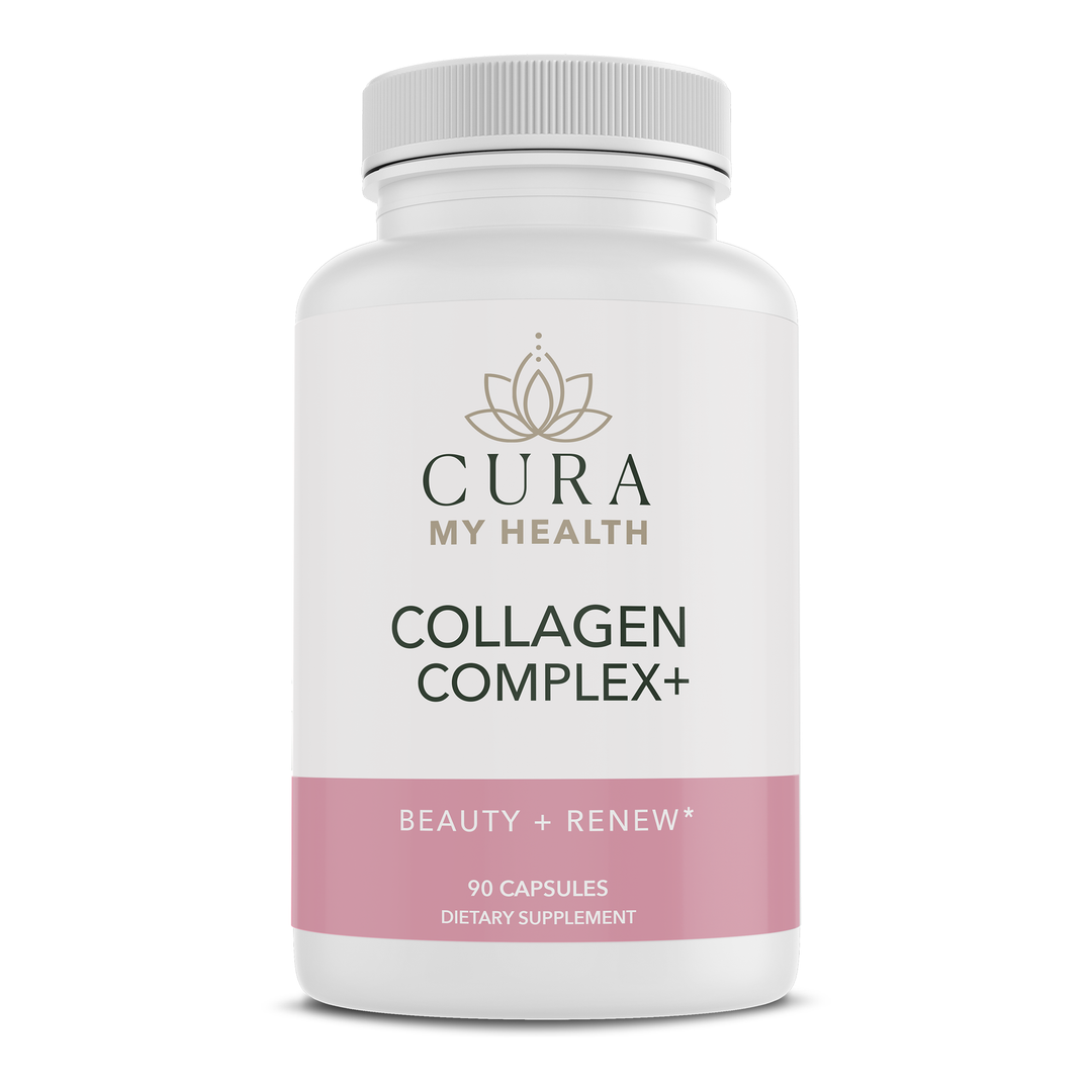 CuraMyHealth Collagen Complex+ collagen supplement for skin, hair, and nails