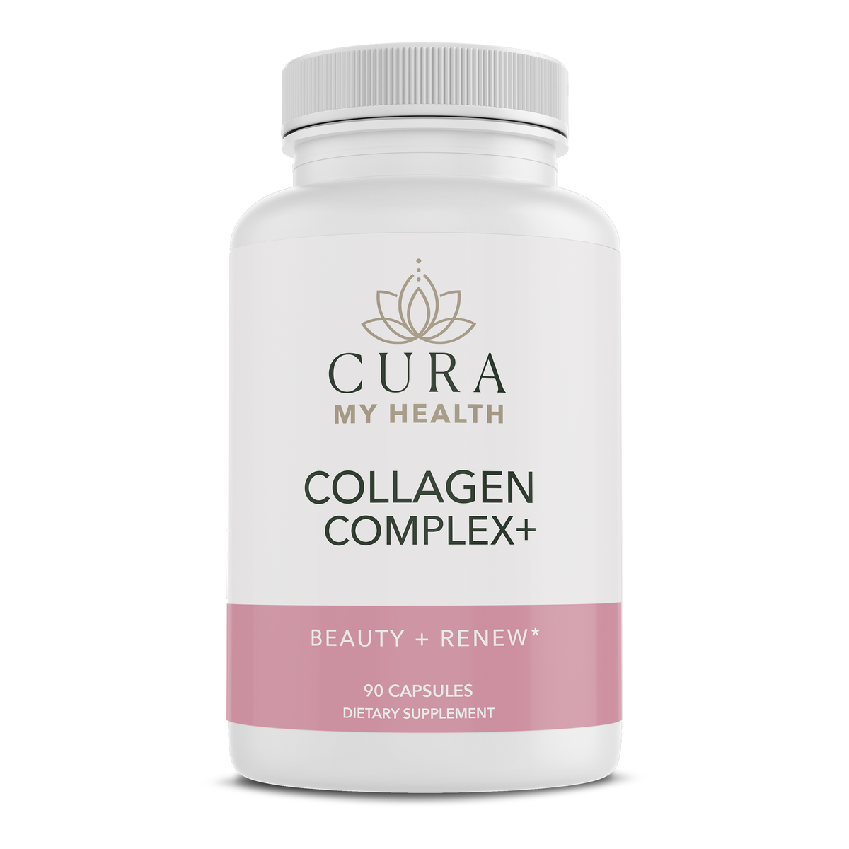 CuraMyHealth Collagen Complex+ collagen supplement for skin, hair, and nails