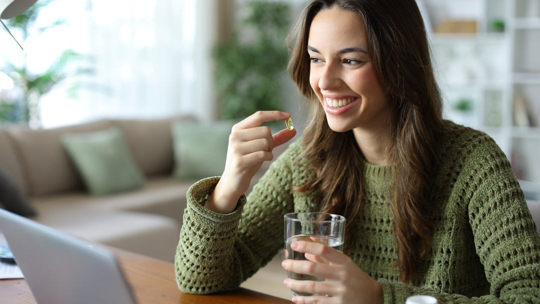 Woman relaxing at home, unwinding for better rest