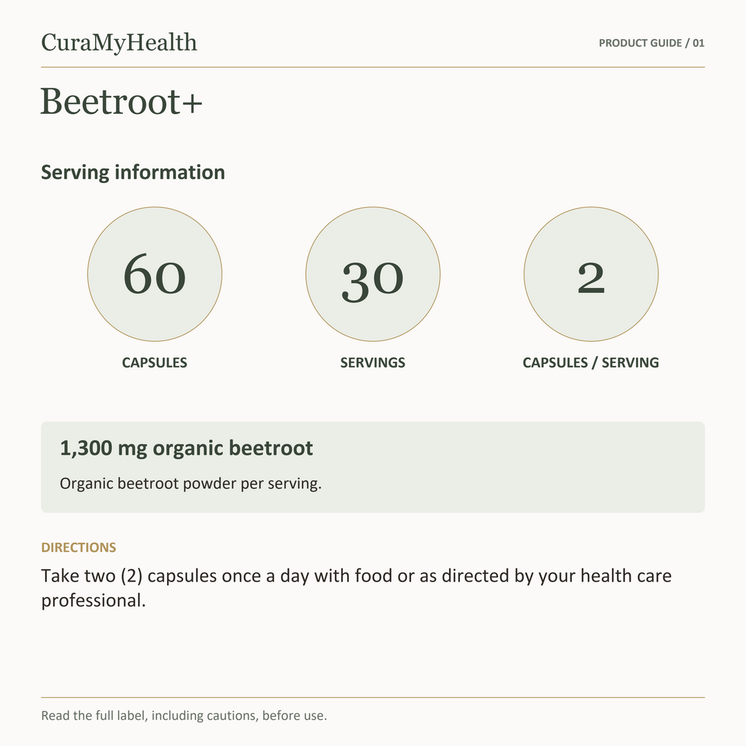 Beetroot+ - serving details