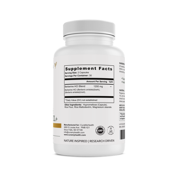 Berberine Bark & Root HCl+ - bottle