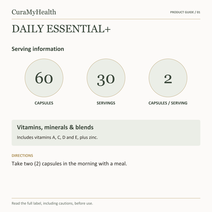 Daily Essential+ - serving details