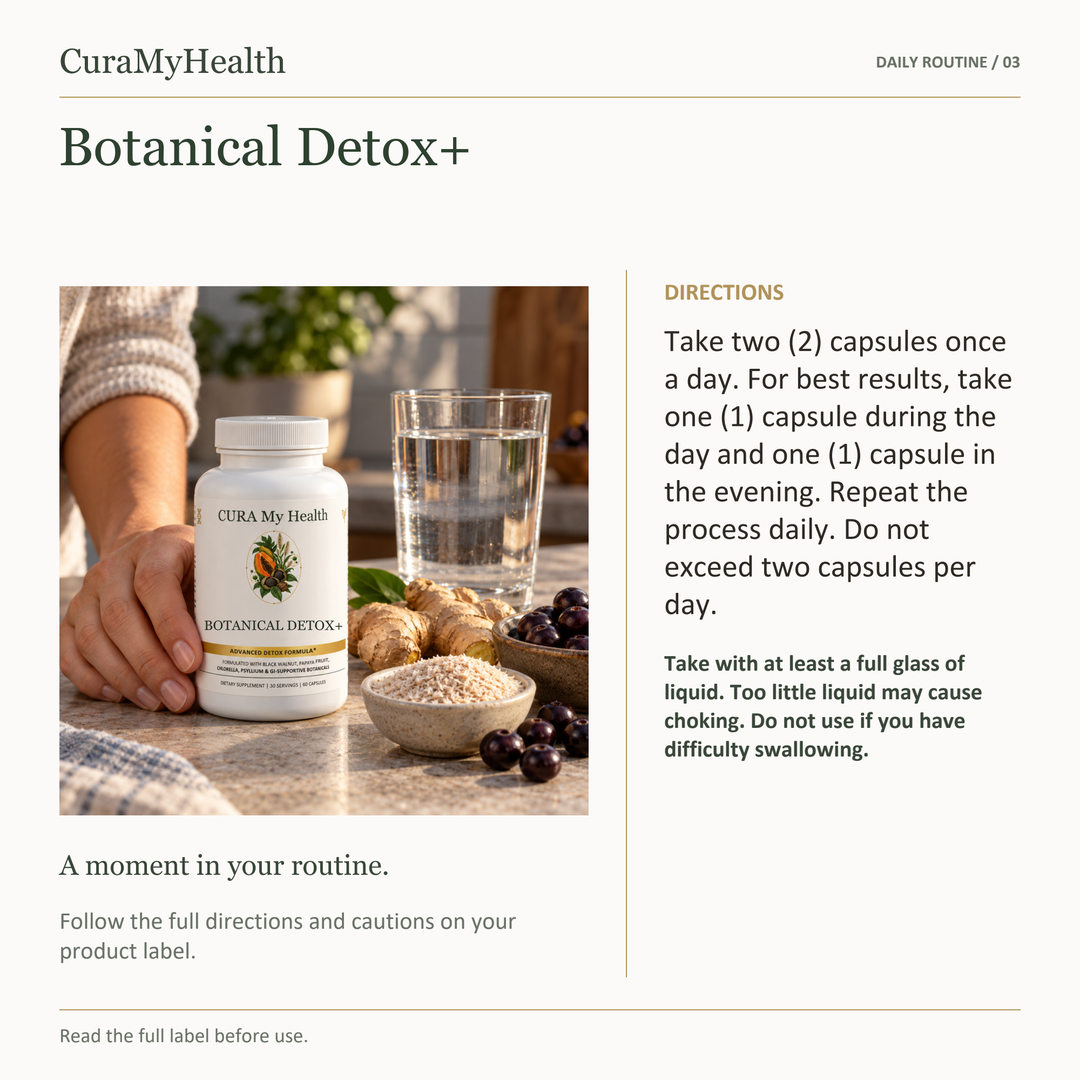 Botanical Detox+ - lifestyle
