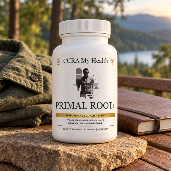 Primal Root+ bottle lifestyle photo