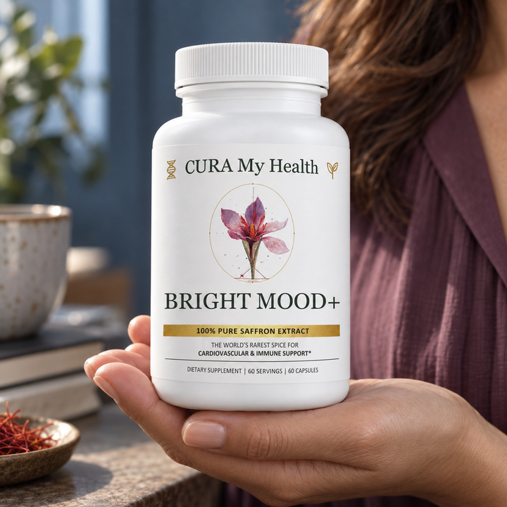 Bright Mood+ bottle in a lifestyle setting