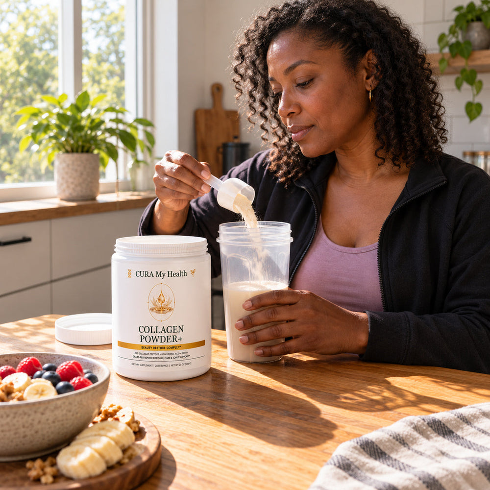 Collagen Powder+ in everyday use