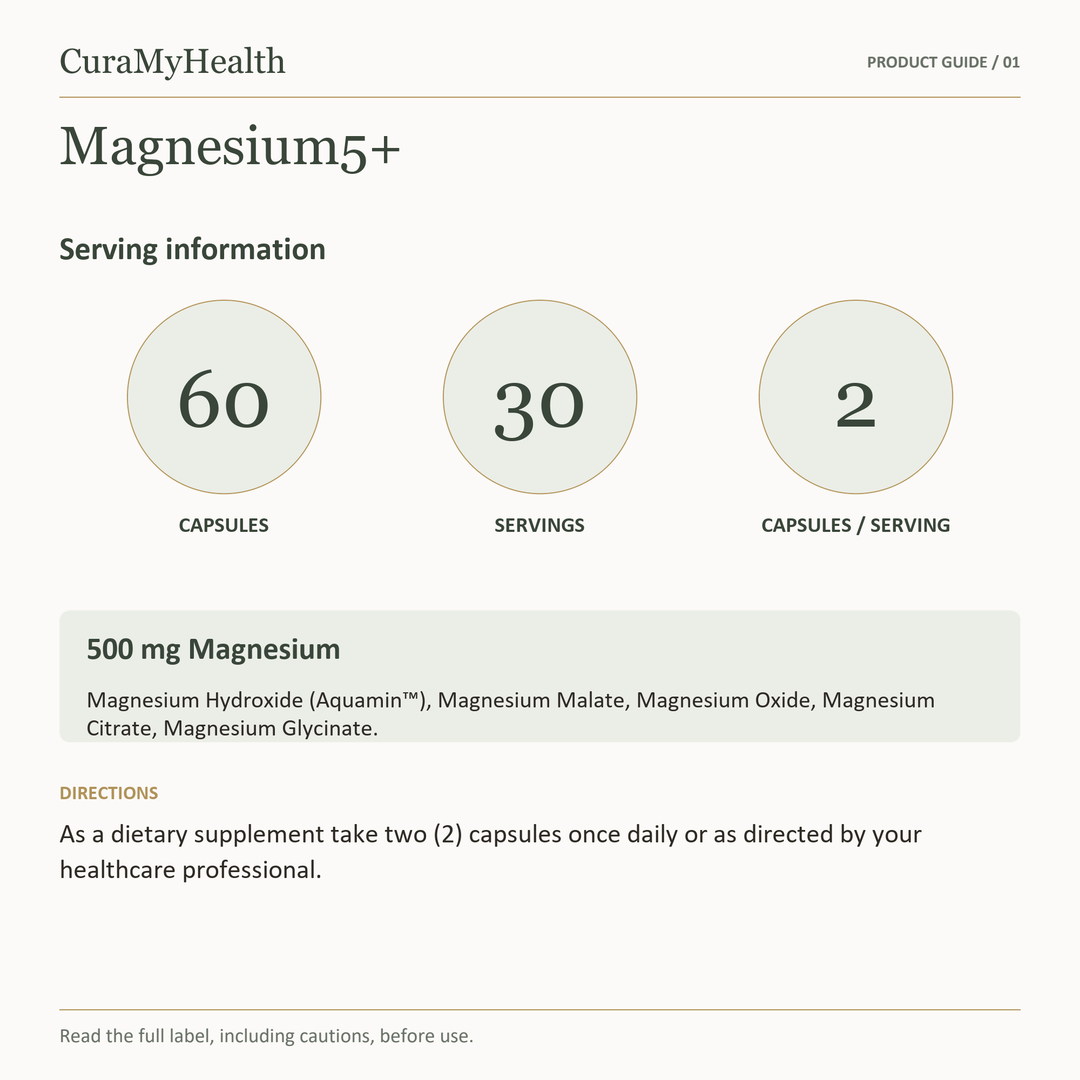 Magnesium5+ - serving details