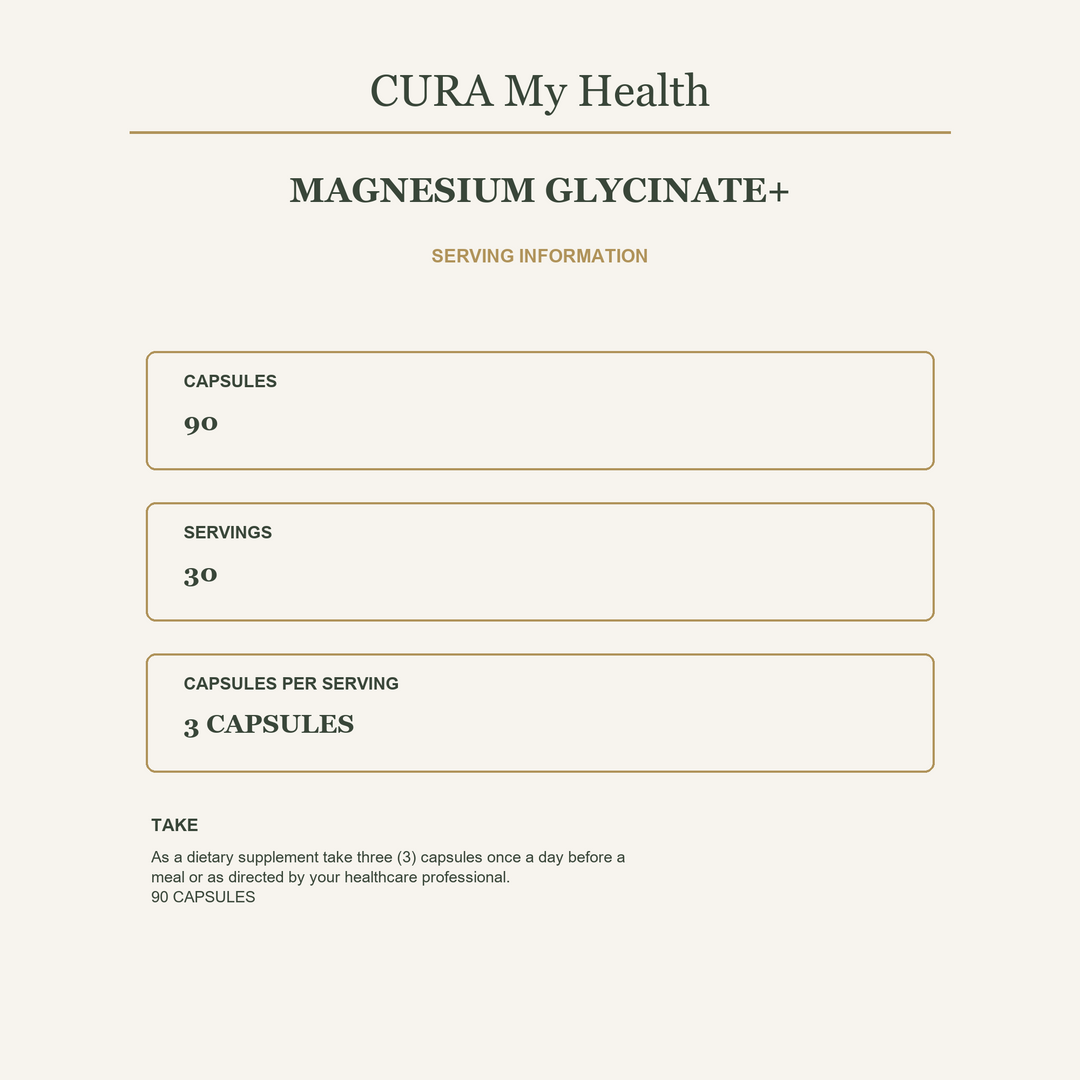 Magnesium Glycinate+ - serving details