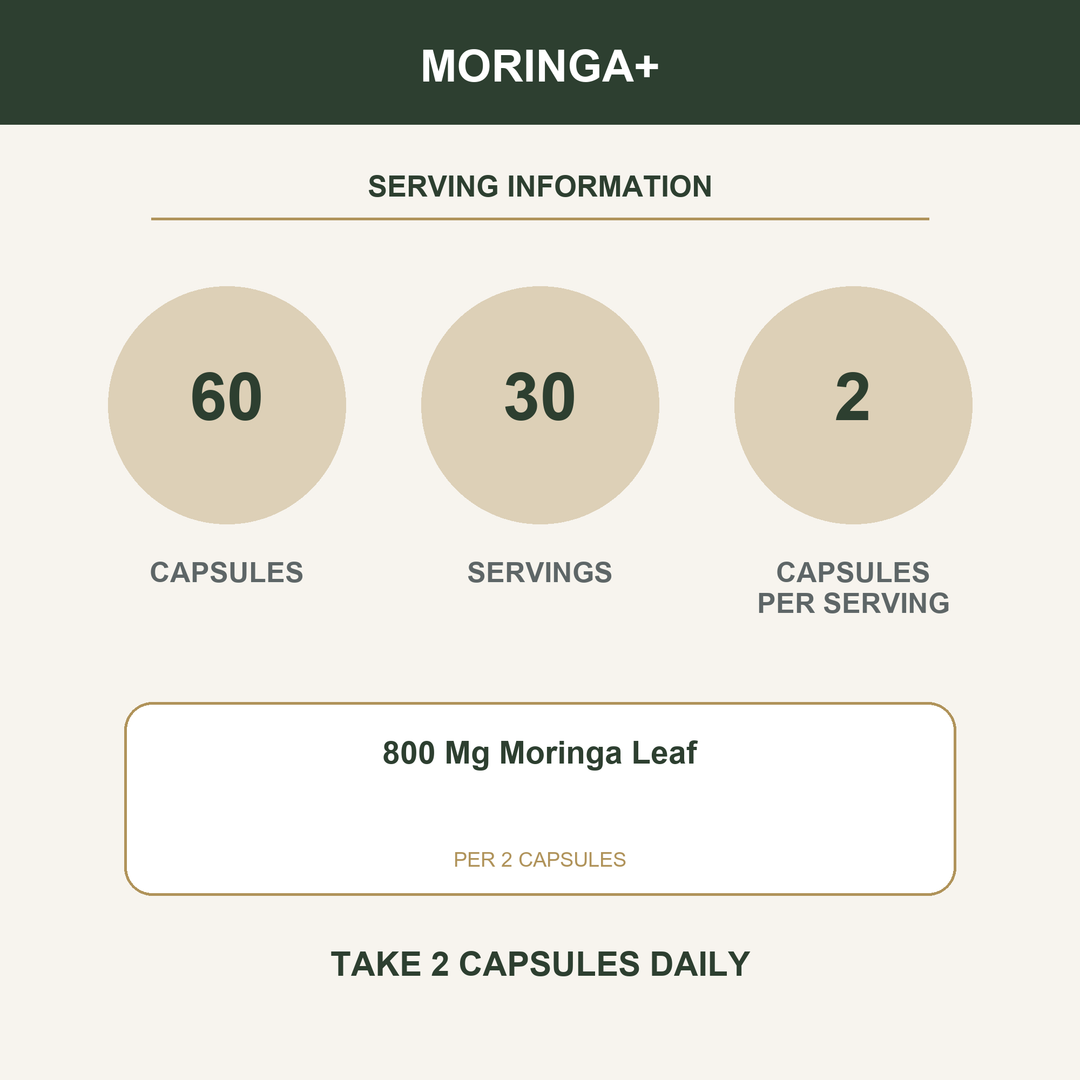 Moringa+ - serving details