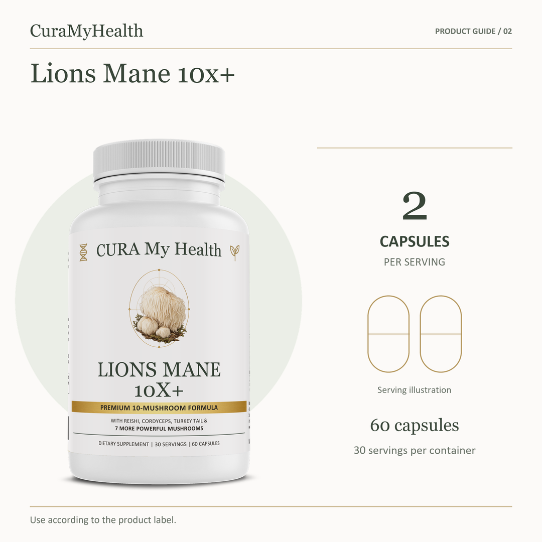 Lions Mane 10x+ - serving details