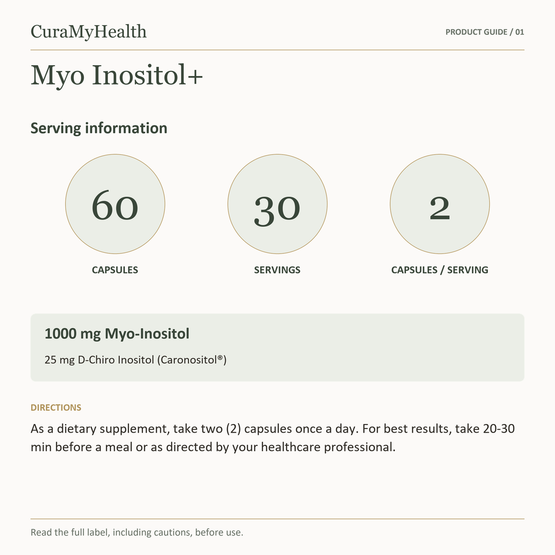 Myo Inositol+ - serving details