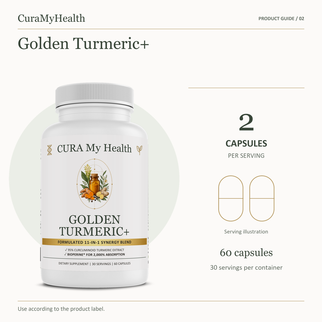 Golden Turmeric+ - serving details