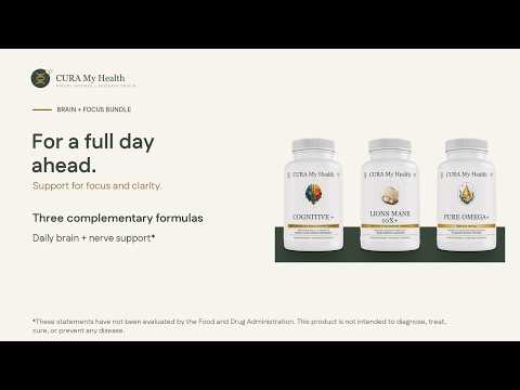 Brain + Focus Bundle | Benefits & Daily Routine | Cura My Health
