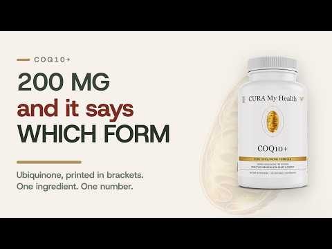 Inside CoQ10+: 200 mg, and It Tells You Which Form
