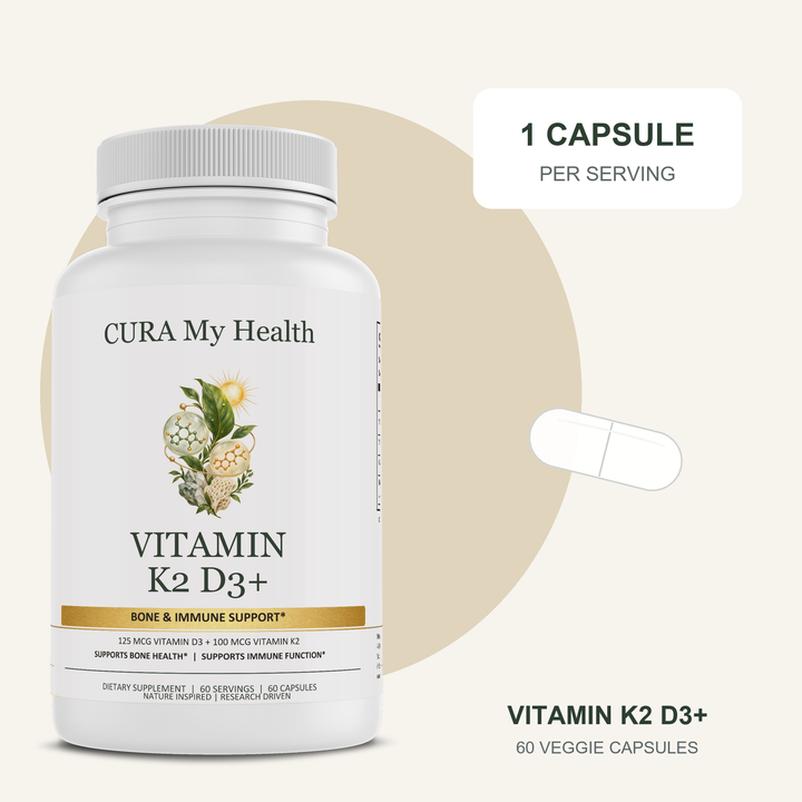 Vitamin K2/D3+ - serving details